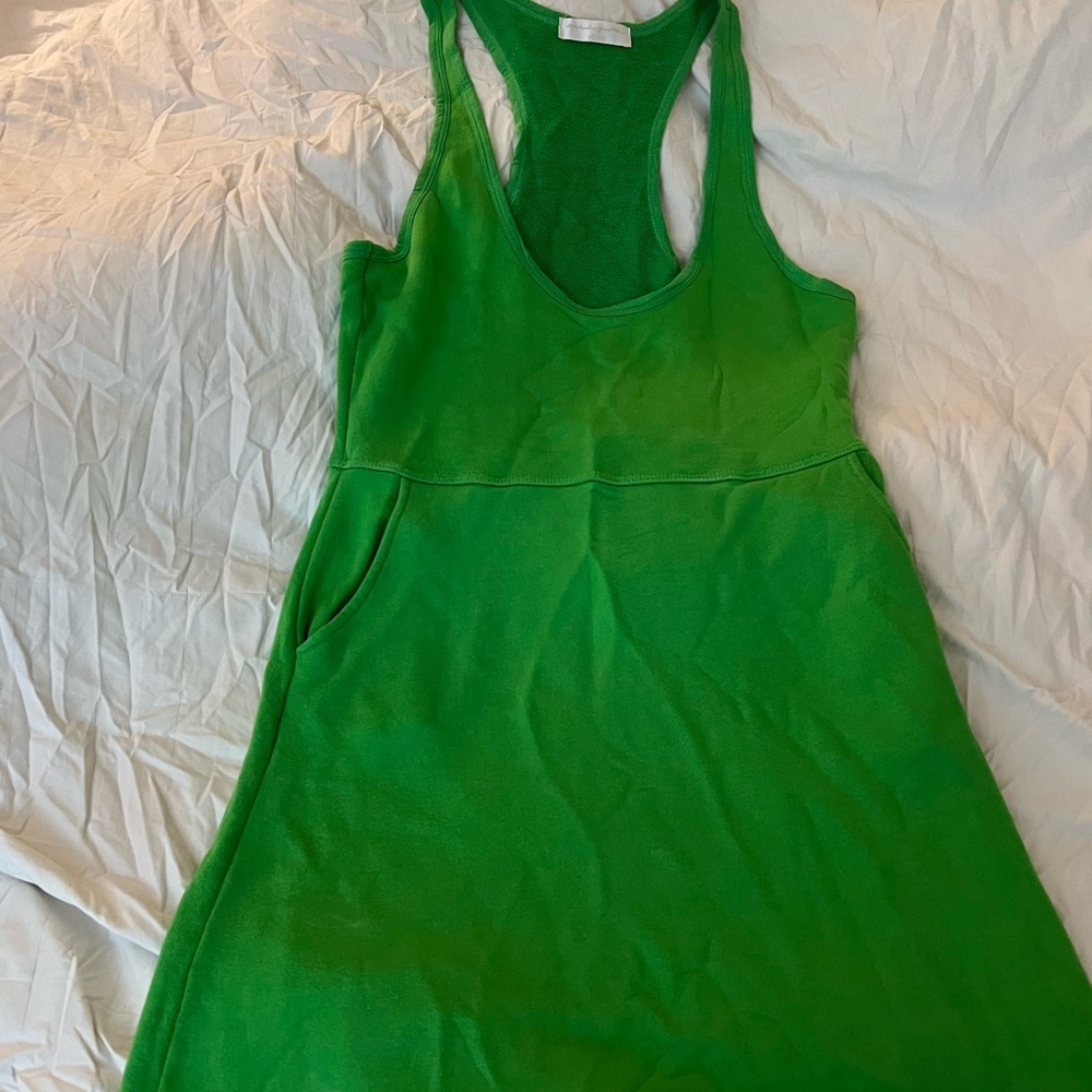 Spiritual Gangster Bright Green Racerback Dress